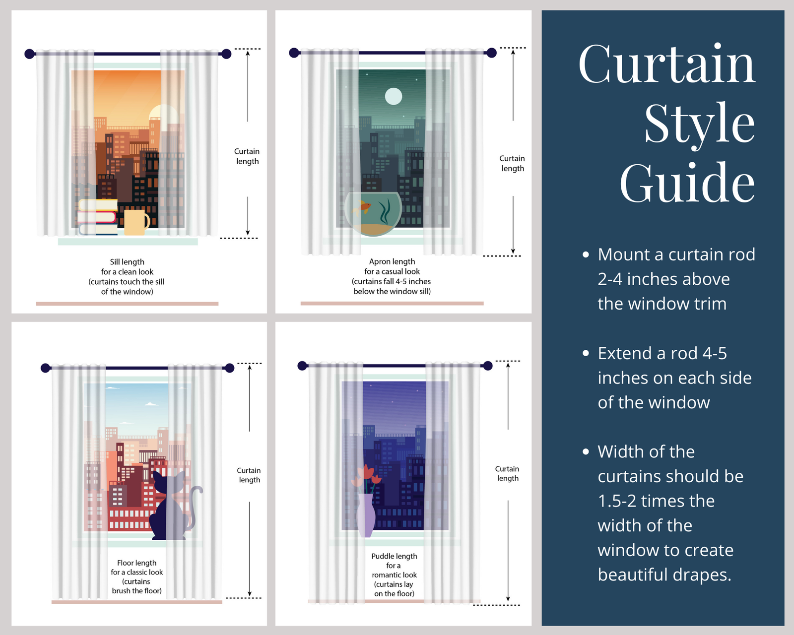 Curtains style guide